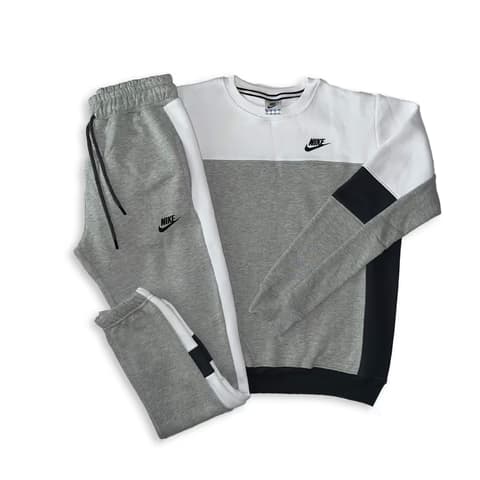 Nike Bijelo Siva Termo Trenerka Trobojka