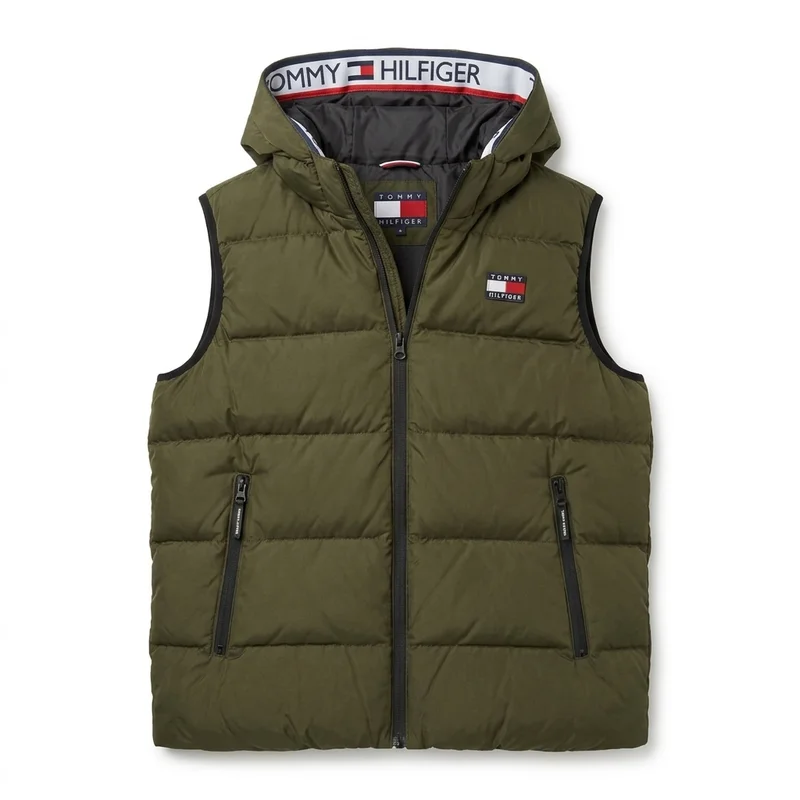 Tommy Hilfiger Maslinasti Prsluk